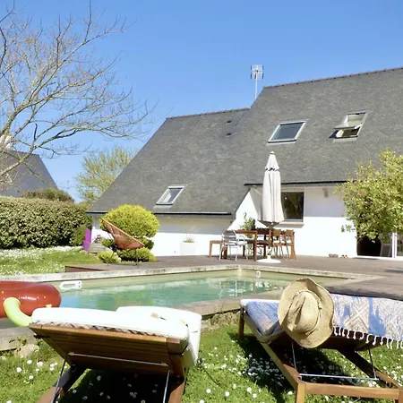 Kercolette, Maison Avec Piscine Non Chauffee Proche Des Plages Вилла *