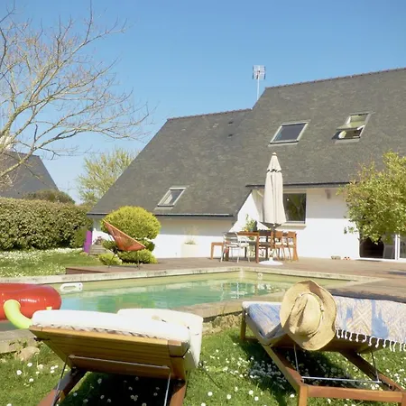 Kercolette, Maison Avec Piscine Non Chauffee Proche Des Plages Вилла *